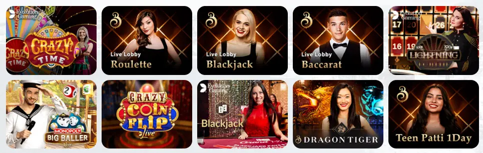 Jeux de casino en direct CASINO AMPM