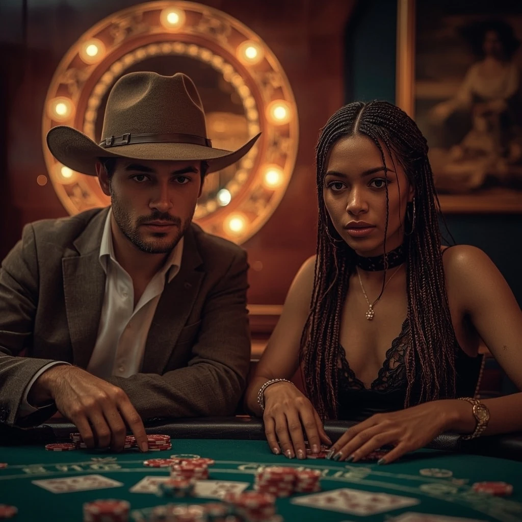 photo de deux joueurs de poker CASINO AMPM
